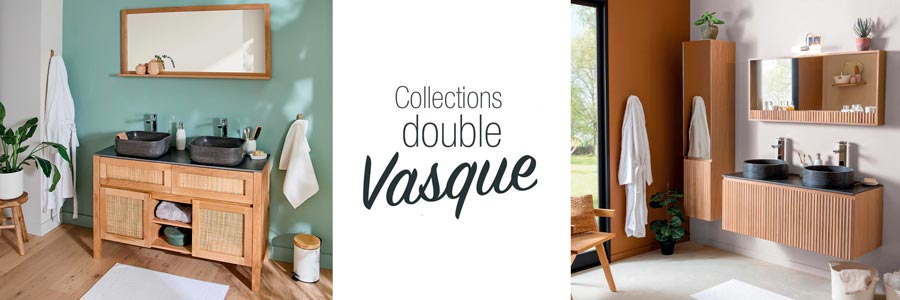 Salle de bains vasque double