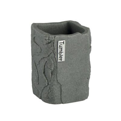 Porte-ustensile façon pierre anthracite