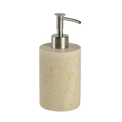 Distributeur de savon façon marbre rose